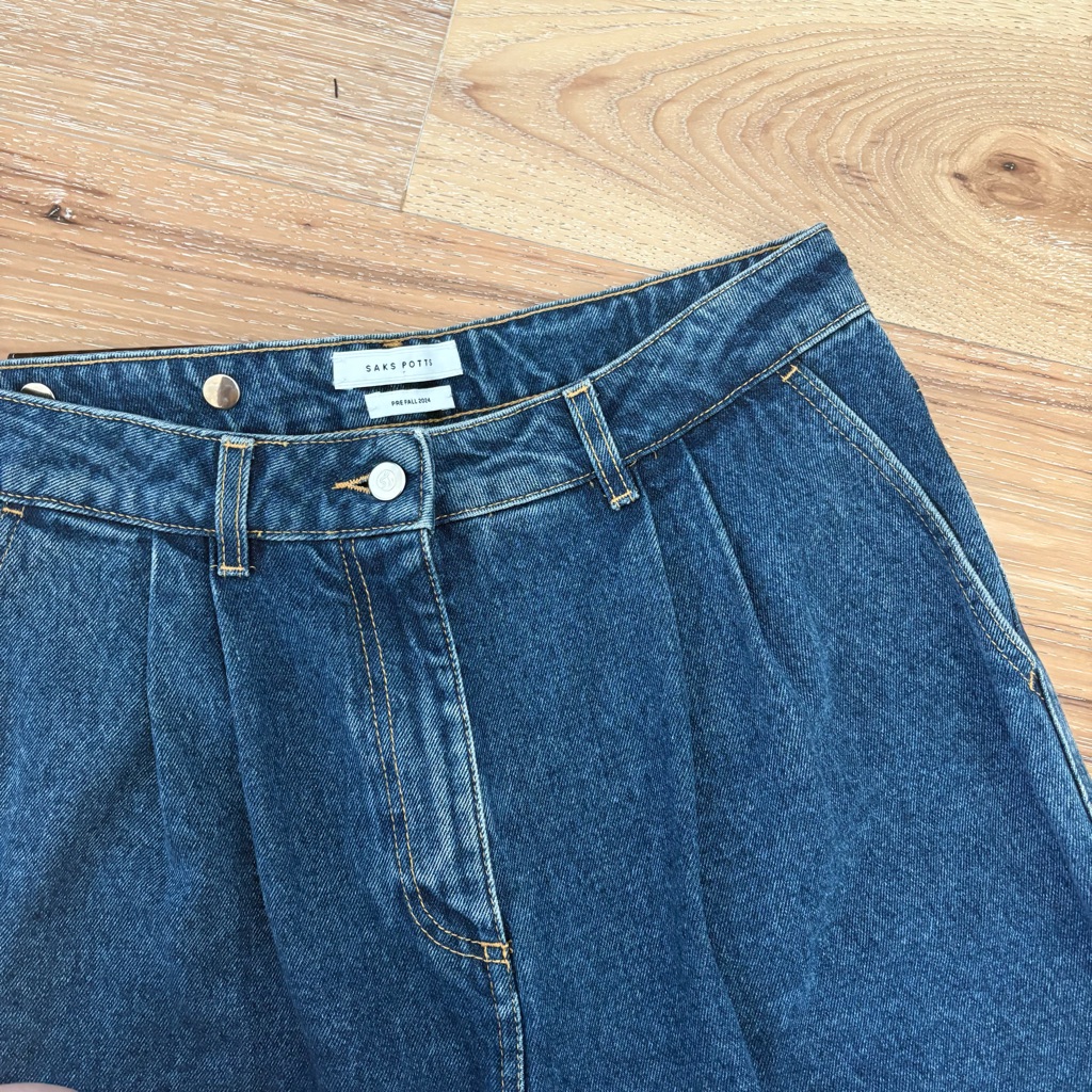 Saks Potts Shake Pleated Jeans — image 5 of 8